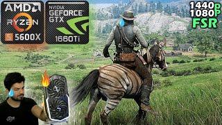 Red Dead Redemption 2 | GTX 1660TI + Ryzen 5 5600x | Livestream with Benchmarks