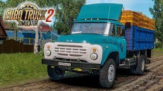 ВЕЗЁМ ДРОВА В ДЕРЕВНЮ НА СТАРОМ ЗИЛ 130! EURO TRUCK SIMULATOR 2