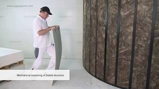 Curved Constructions with Knauf AQUAPANEL® Cement Board Indoor