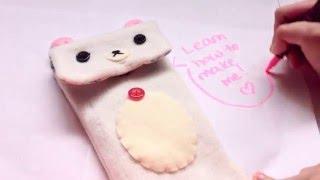 DIY: Korilakkuma Pencil Case Tutorial