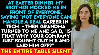 At Easter Dinner, My Brother Mocked Me In Front Of Everyone, Saying Not Everyone Can Handle A Real.