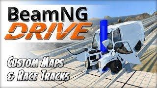 BeamNG DRIVE Alpha - Custom Maps and Race Tracks