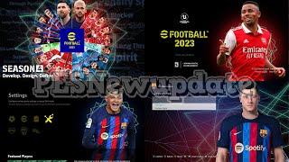 PES 2021 Menu eFootball 2023 SEASON 4 by PESNewupdate