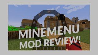 Minecraft MineMenu Mod Review!