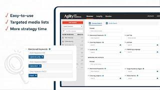 Agility PR Solutions - Media Database Tour