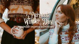 Perfect Winter Day //  riding the polar express,  reading by the fire, ️ cozy house tour