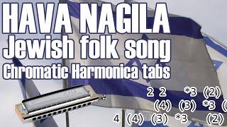 Hava Nagila - Chromatic Harmonica Tabs key of C