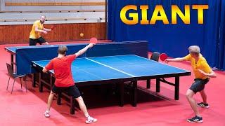 2 vs 1: Giant Ping Pong