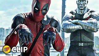 Deadpool vs Colossus - Hand Cut Off Scene | Deadpool (2016) Movie Clip HD 4K