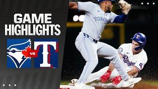 Blue Jays vs. Rangers Game Highlights (9/17/24) | MLB Highlights