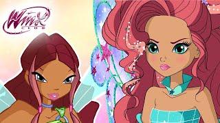 Winx Club - All the Aisha's transformations up to COSMIX [from SEASON 1 to 8]