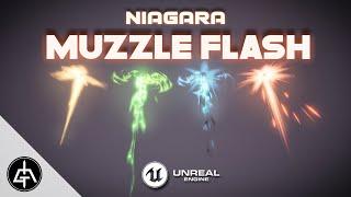 Unreal Engine 5 - Muzzle Flash VFX - Niagara Tutorial