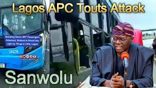 Lagos APC Political Thugs Attacks Sanwolu BRT Buses