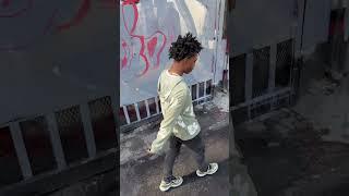 Duke Smith walking thru graffiti alley in downtown LA #dukesmith #shotbydre  #sonymusic