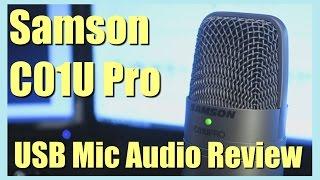 Best Budget USB Condensor Mic | Samson C01U Pro | Audio Review