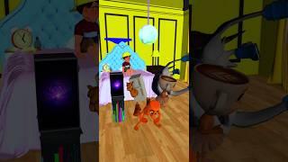 Disco Showdown: Tung Tung & Tralalero vs. Cappuccina – Total Mayhem! #shorts #brainrot #viralshorts