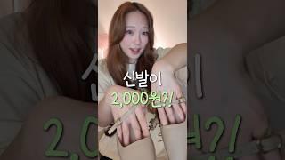 2000원짜리 신발….?