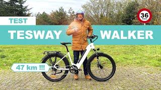 ULTRA COMPLETE TEST TESWAY WALKER, urban electric bike