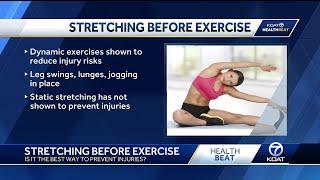 Health expert explains what stretches prevent injury