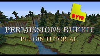 Permissionsbukkit permissions plugin - simple setup walkthrough and usage