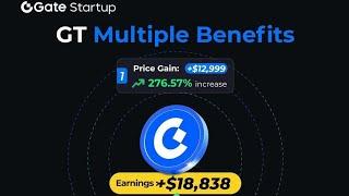 GT Multiple Benefits GT token high hits#gateioairdrop#cryptocurrency#bitcoin##gateioexchange#gate.io