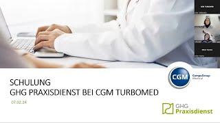 TUTORIAL: GHG Praxisdienst in CGM TURBOMED