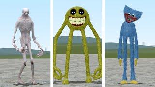 PLAYING AS SCP 096 VS HUGGY WUGGY VS ROBLOX INNYUME SMILEY NEXTBOT in Garry's Mod!