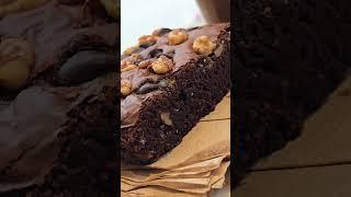 Nutty Brownie Perfection! #BrownieLover #NuttyDelight #EasyDessert #ChocolateHeaven #BakingViral