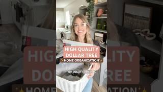 HIGH QUALITYDollar Tree Home Organization!! #organization #dollartree #home #hacks
