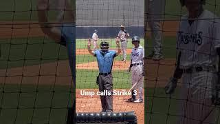 Umpire calls strike 3, punches out the hitter. Hitter appeals to ABS, call is overturned. #GoTarpons