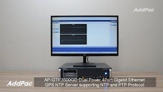 AP-GTR3500GD Dual Power 4Port Gigabit Ethernet GPS NTP Server supporting NTP & PTP(PTP지원 GPS 시각동기서버)