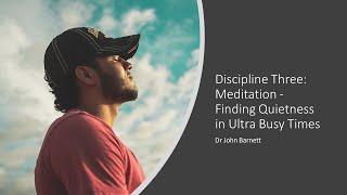 DYG-06 DISCIPLINE#3THE DIVINE PATHWAY TO SPIRITUAL POWER&THE SECRET TO QUIETNESS IN ULTRA BUSY TIMES