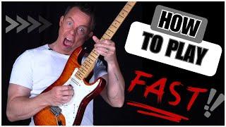 How To Play FASTER On Guitar? 