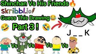 Shinchan Vs His Friends In A Drawing Game Very Funny Part 3