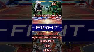 GOJO WAIFU VS DRUNK ROCK LEE #anime #jumpforcemugenandroid #dragonball