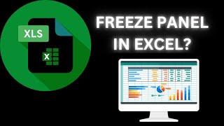 How to freeze panel  in Excel  Sheet?