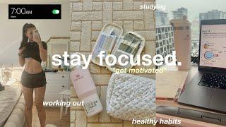 pov: ending the year strong! *GET MOTIVATED* | study vlog, healthy habits, productive student vlog