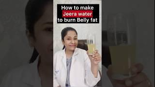 How to make jeera water to burn belly fat fast#dtyamini