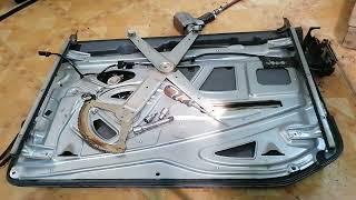 how to removed and fixed window regulator Mercedes-Benz actros 2040