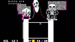 undertale Pacifist route Gaster battle! [undertale fangame]