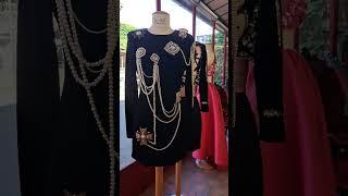 Luxurious vintage dresses graced our Parisian boutique. Welcome! #sorts