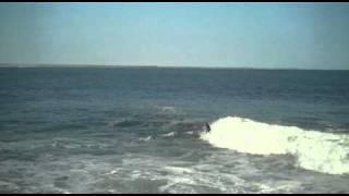 Surfing Hurricane Igor Waves - Newport