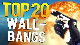 CS:GO - TOP 20 MOST INSANE PRO WALLBANGS