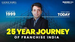 Why FRANCHISE INDIA was Started & Our Vision Now !! Gaurav Marya | What is Franchise India