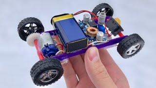 How to Make Battery Car - Amazing Mini Electric Car - DIY for Kids - School Project