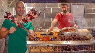 INSANE Street Food in Diyarbakır  | EXTREME TURKISH KEBABS + Massive street food in Turkey