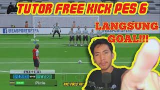 TUTORIAL FREE KICK PES 6 LANGSUNG GOALLL #pes6