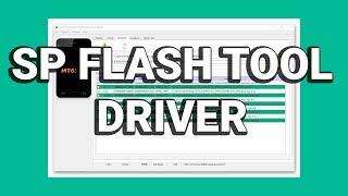 How to install the driver SP Flash Tool?