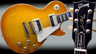Check out the Grain on This! | 2016 Gibson Les Paul Traditional Plain Top Zebra Lemon Burst | Review