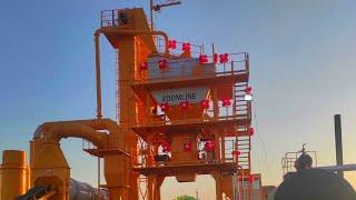 ZOOMLINE New Stationary Asphalt Mixing Plant Start Production in Uzbekistan